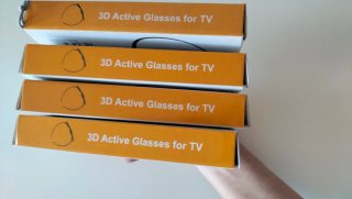 4 Gafas 3D Activas BT