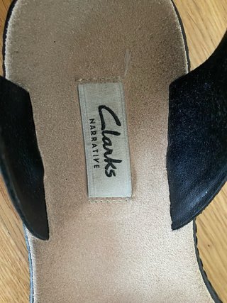 Sandalias Clarks Negras