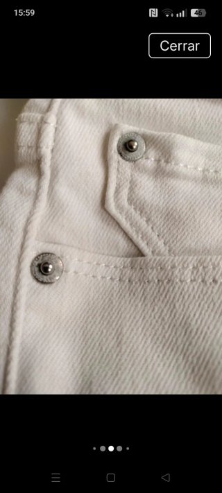 Vaqueros Levi's blancos mujer skinny