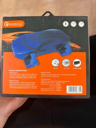 Cargador Coche Qualcomm Quick Charger 3.0