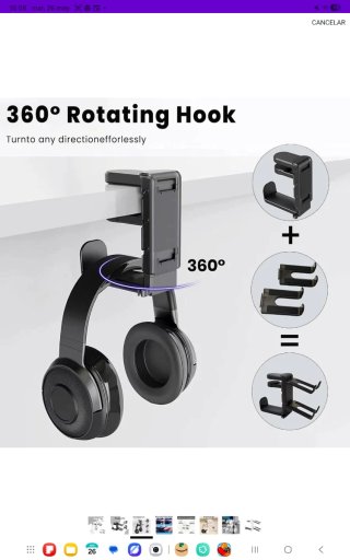 Soporte Auriculares y Mandos negro ,rosa o blanco