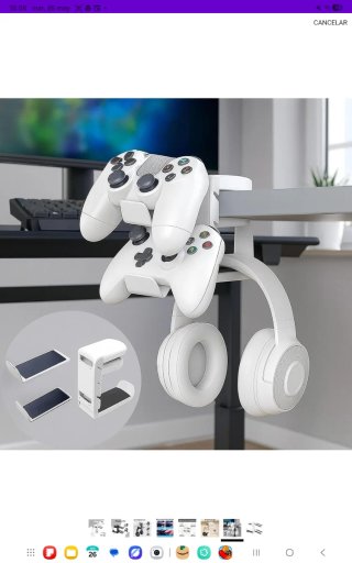 Soporte Auriculares y Mandos negro ,rosa o blanco