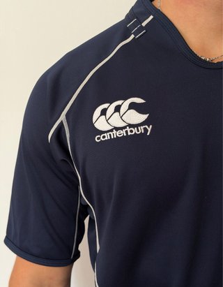 Camiseta Rugby Canterbury Hombre Talla L Azul