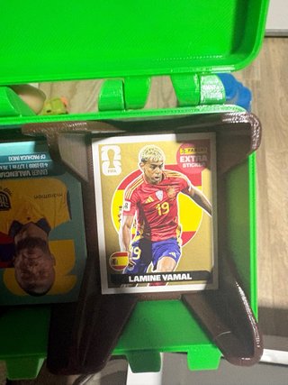 Cromo Extra Sticker Oro Lamine Yamal