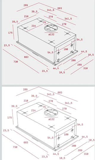 TEKA Campana Extractora Integrada 73 cm
