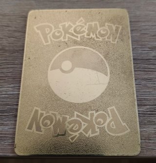 Carta Dorada Metal Pokémon Charizard GX