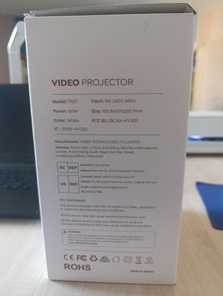 Proyector Toptro TR27 1080P Soporte 4K Wifi 6
