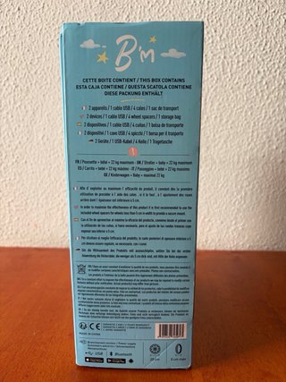 Mecedora cochecito Baby'm azul