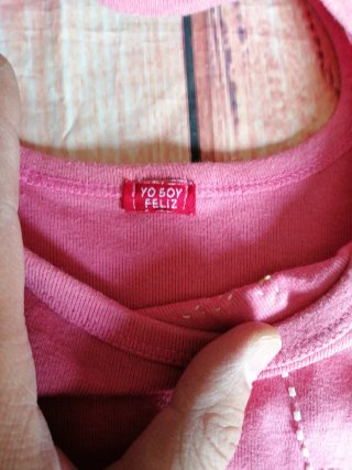 Vestitino bambina rosa con fiori