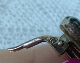 Pendientes antiguos de plata