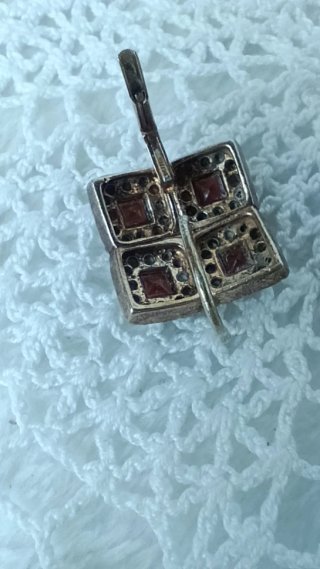 Pendientes antiguos de plata