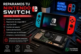 Reparaciones Nintendo swicht