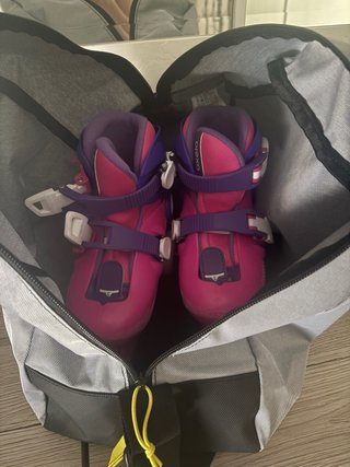 Patines ajustables niña talla 26-28 con bolsa
