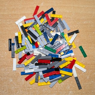 LEGO lote 190 piezas lisas 1x4 id 3710