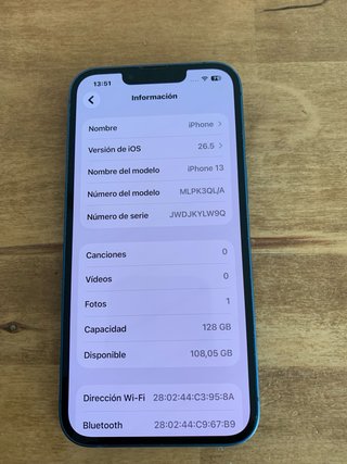 iPhone 13 128GB Azul