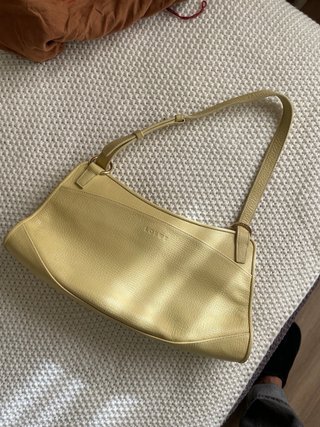 Bolso Loewe Piel Amarillo Vintage