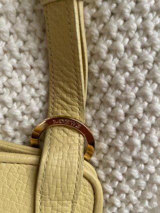 Bolso Loewe Piel Amarillo Vintage