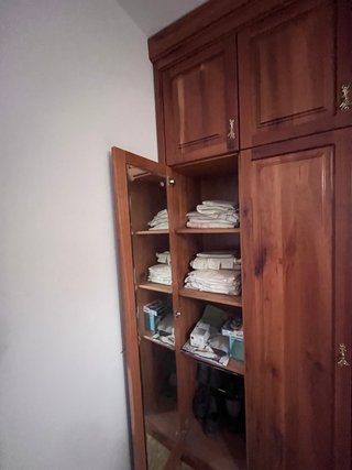 Mueble despacho/biblioteca madera cerezo
