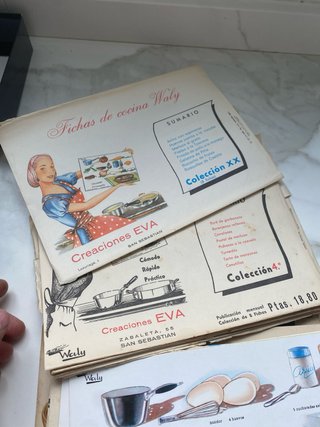 Recetas antiguas wally tarjetas