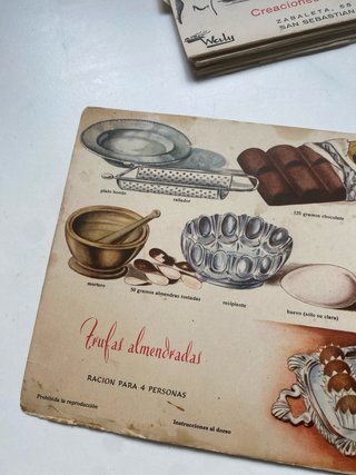Recetas antiguas wally tarjetas