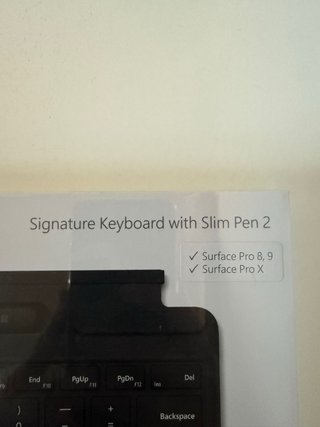 Teclado Microsoft Surface Pro Negro