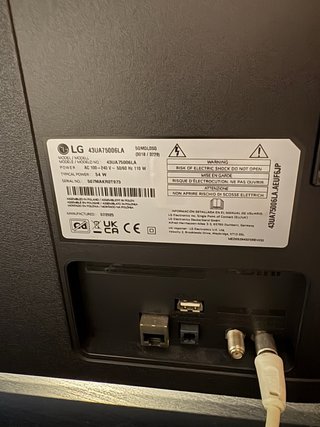 TV LG 43 UHD 4K Model2025 Smart TV IA - Como nueva