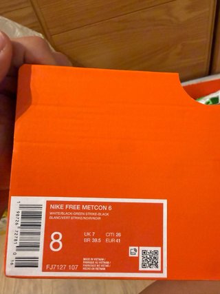 Nike Free Metcon 6 Talla 41