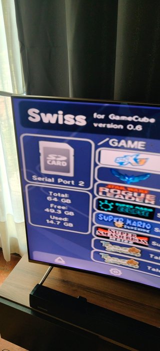 Nintendo Gamecube + 64gb + usb-c + controller
