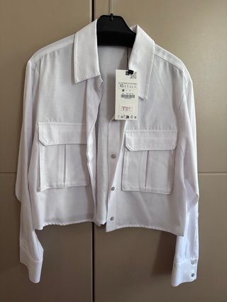Camisa blanca Zara XS