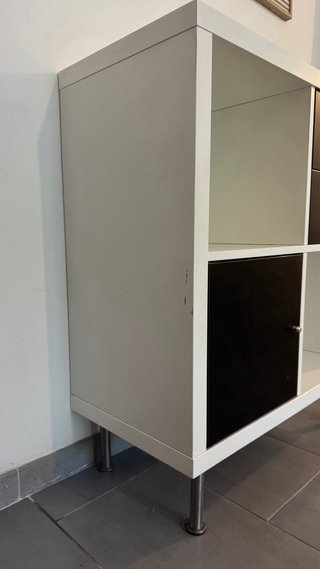 Kallax Ikea 2 cassetti, anta e piedini