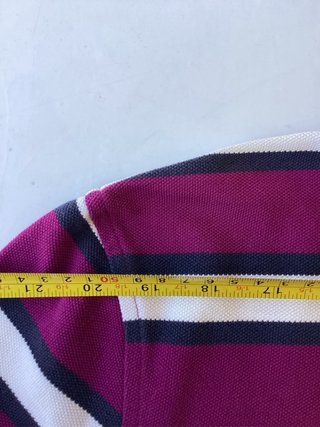 Polo Tommy Hilfiger Rayas Morado Talla XL
