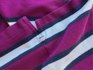 Polo Tommy Hilfiger Rayas Morado Talla XL