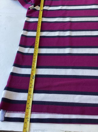 Polo Tommy Hilfiger Rayas Morado Talla XL