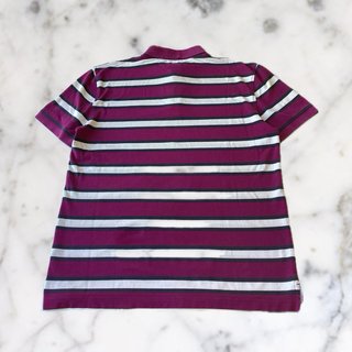 Polo Tommy Hilfiger Rayas Morado Talla XL