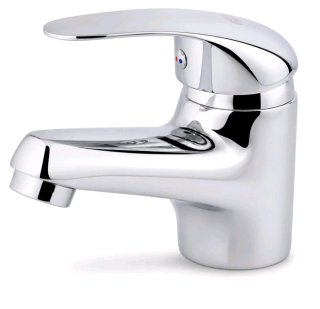 Rubinetto Miscelatore Lavabo Bagno Cromato Lucido
