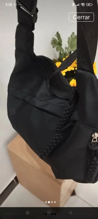 Bolso bandolera multiusos negro