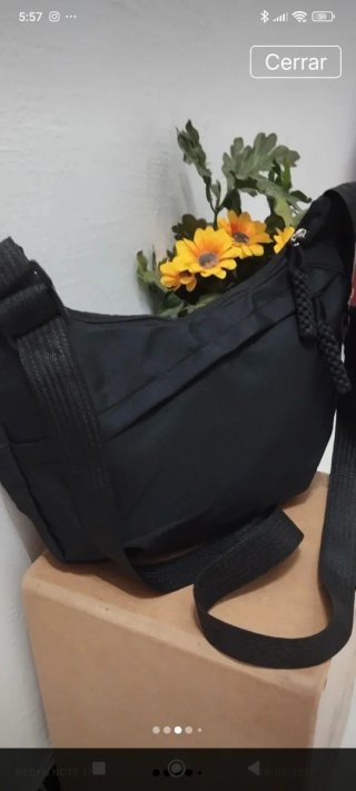 Bolso bandolera multiusos negro