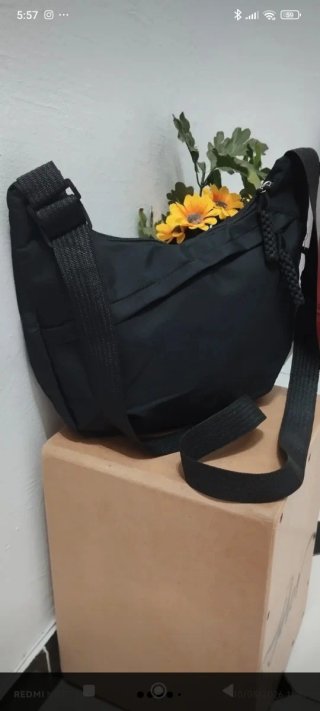 Bolso bandolera multiusos negro