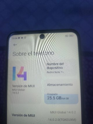 Móvil Xiaomi Negro