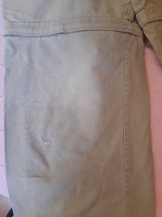 Pantaloni da escursionismo convertibili beige
