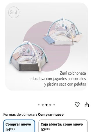 Colchoneta educativa 2en1 con piscina