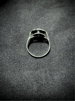Anillo Plata Virgen del Rocío  Talla 12.5 EU