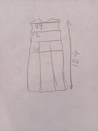 Vestido floral marrón y turquesa