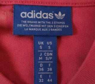Camiseta Adidas rosa corta Es la L