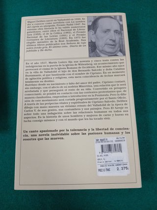 Libros de Miguel Delibes (Precio unidad)