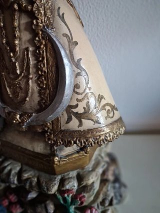 Figura Virgen María y Niño Jesús Antigua