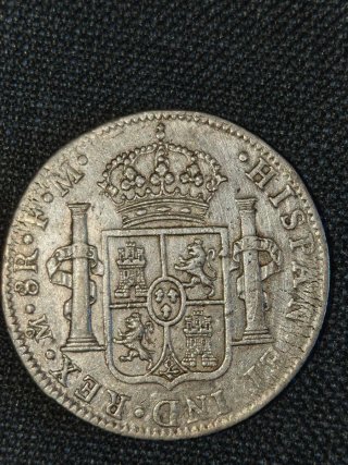 8 Reales Carlos IV México FM
