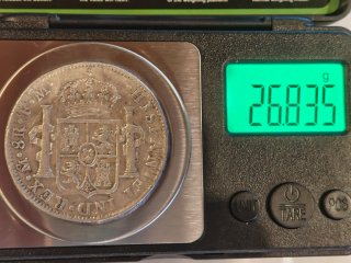 8 Reales Carlos IV México FM