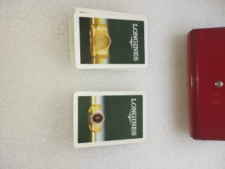 Longines carte da gioco pubblicitarie⚠️ leggi desc