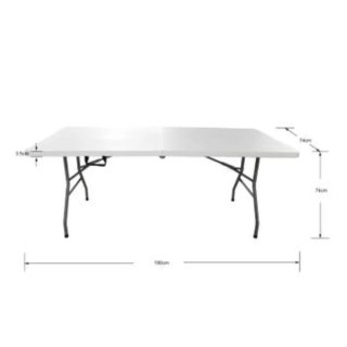 Tavolo pieghevole Gardiun New Koln 180 cm per 6-8 persone